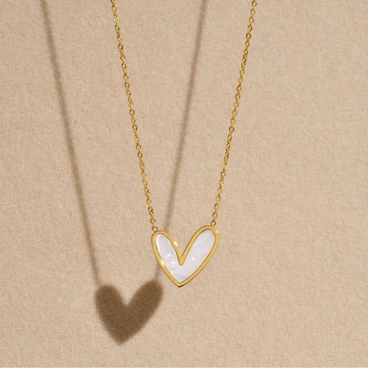 Heart Themed MOP Pendant