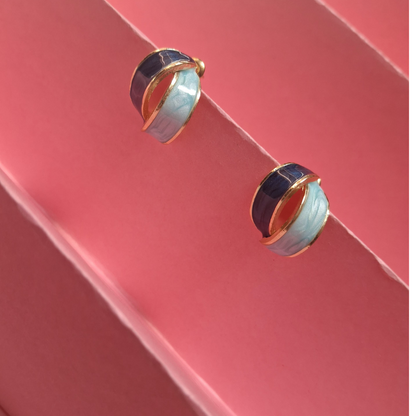 Stylish Korean cross design earrings for everyday wear