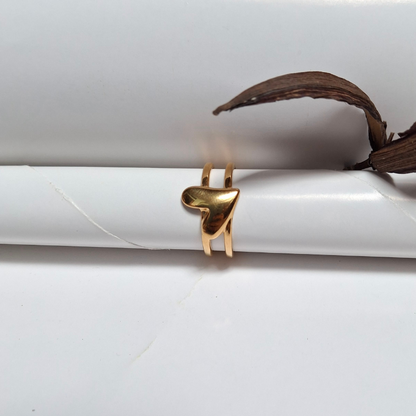 Cute love heart ring for romantic gestures